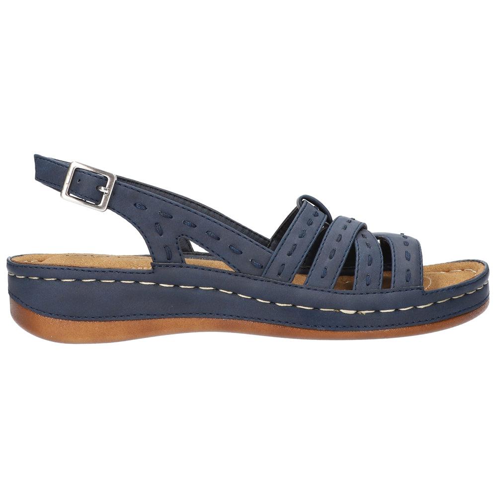 Easy Street Kehlani Sling Back Wedge Sandals