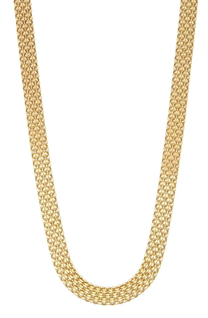 FUZION CREATIONS 14K Gold Bismark Chain Necklace 1