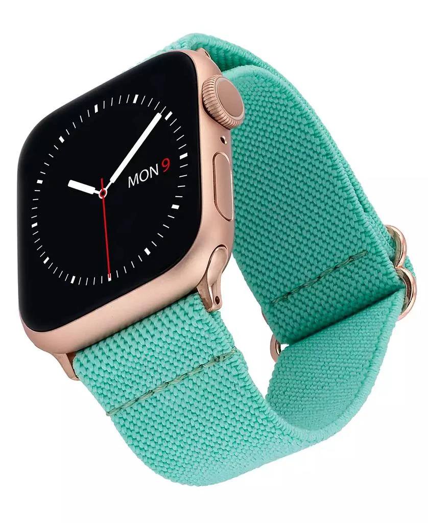 WITHit Teal Woven Elastic Band designed for Apple Watch® 42mm (Series 10) & 38/40/41mm 2