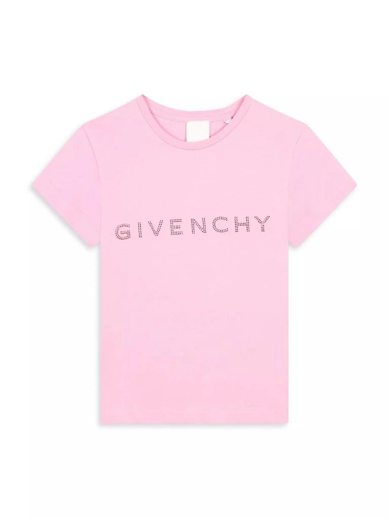 Givenchy Little Girl's & Girl's Rhinestone Logo T-Shirt 1