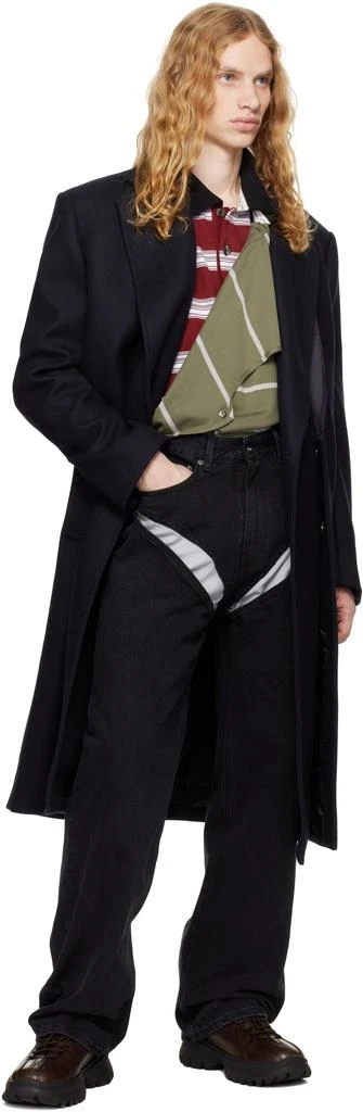 Y/Project Black Cut Out Jeans 4