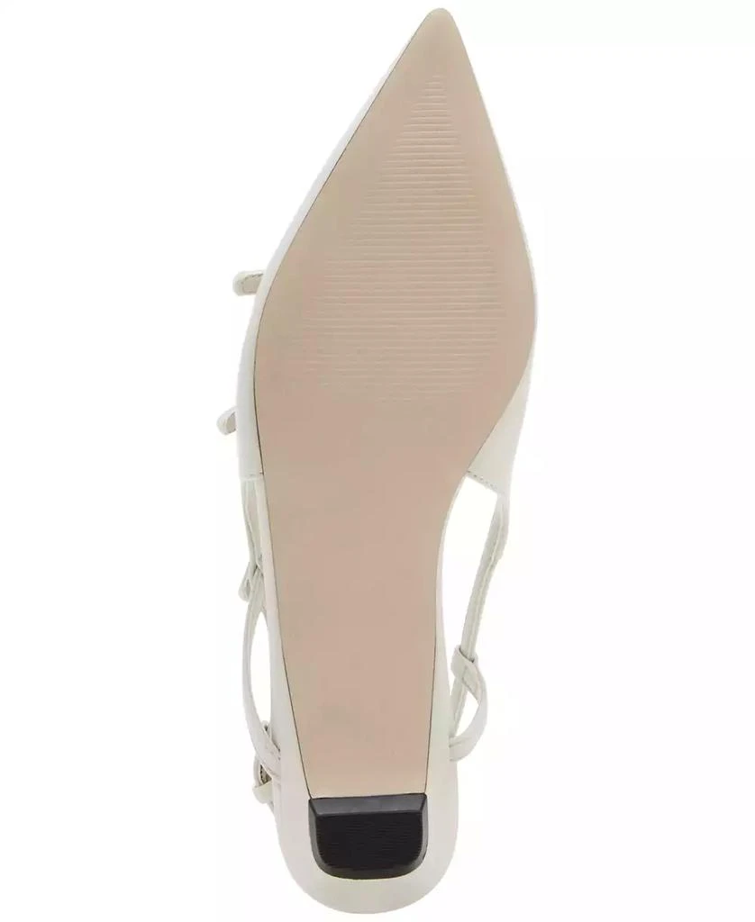 Steve Madden Women's Peony Strappy Pointed-Toe Slingback Flats 5