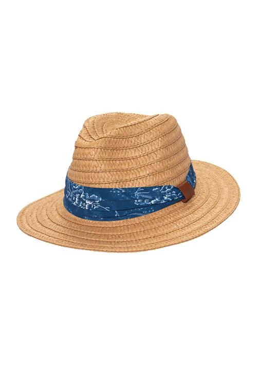 Ralph Lauren Ralph Lauren Fedora With Fabric Band And Leather 1