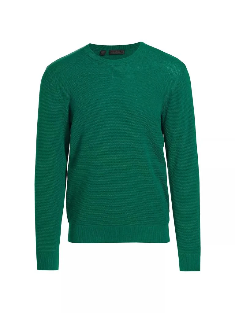 Saks Fifth Avenue COLLECTION Cotton-Blend Crewneck Sweater 1