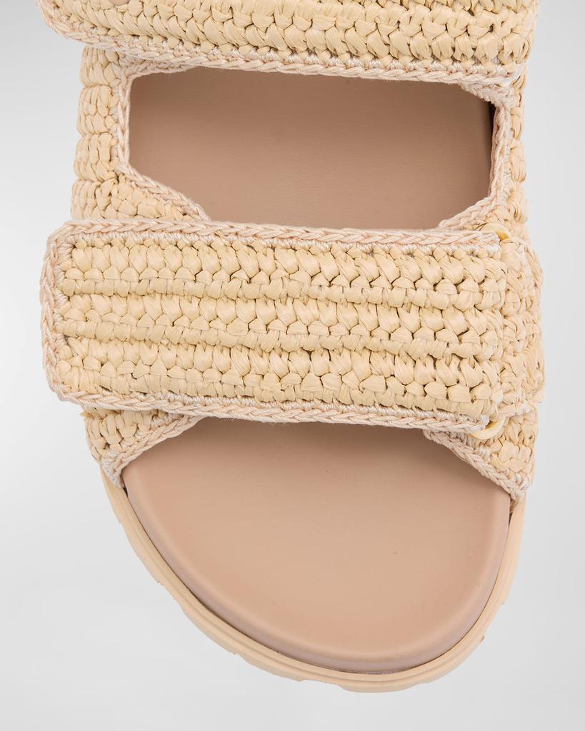 Buy Prada Brown Fussbett Quilted Sandals in Nappa Leather For Women Online  | Ounass Bahrain