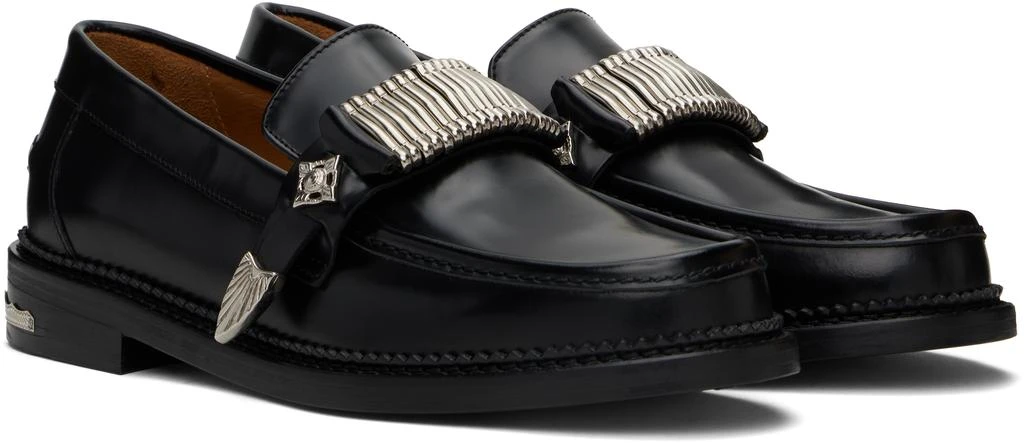 Toga Virilis Black Polished Loafers 4