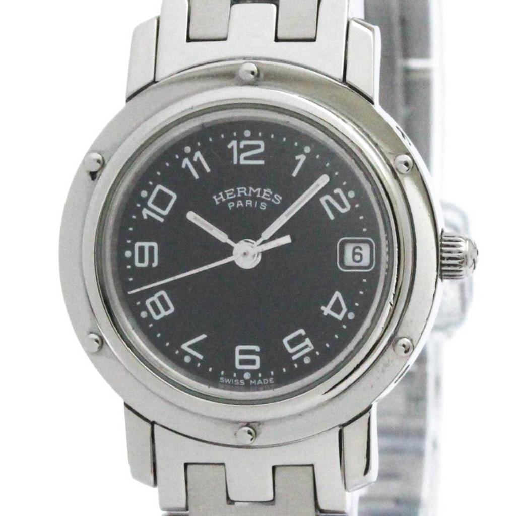 Hermes Clipper Steel Earring Watch (Pre-Owned)
