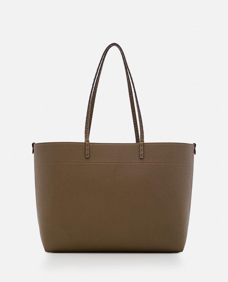 Fendi Medium Roll Leather Tote Bag
