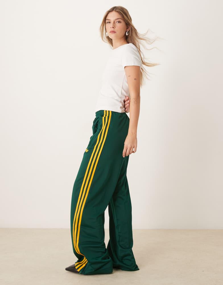 Adidas adidas Originals Firebird Loose track pants in green