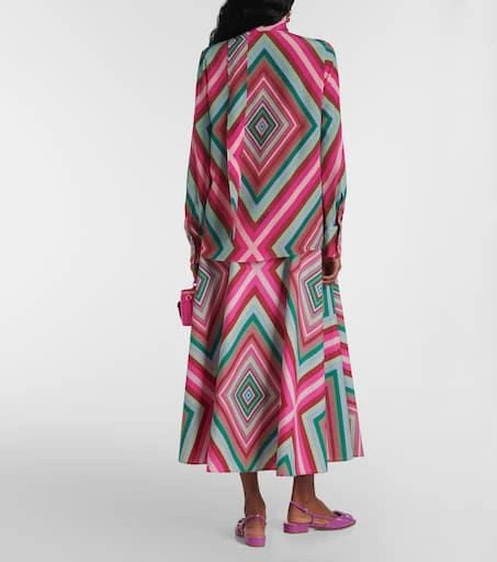 Valentino Tie-neck silk crêpe de chine shirt 3