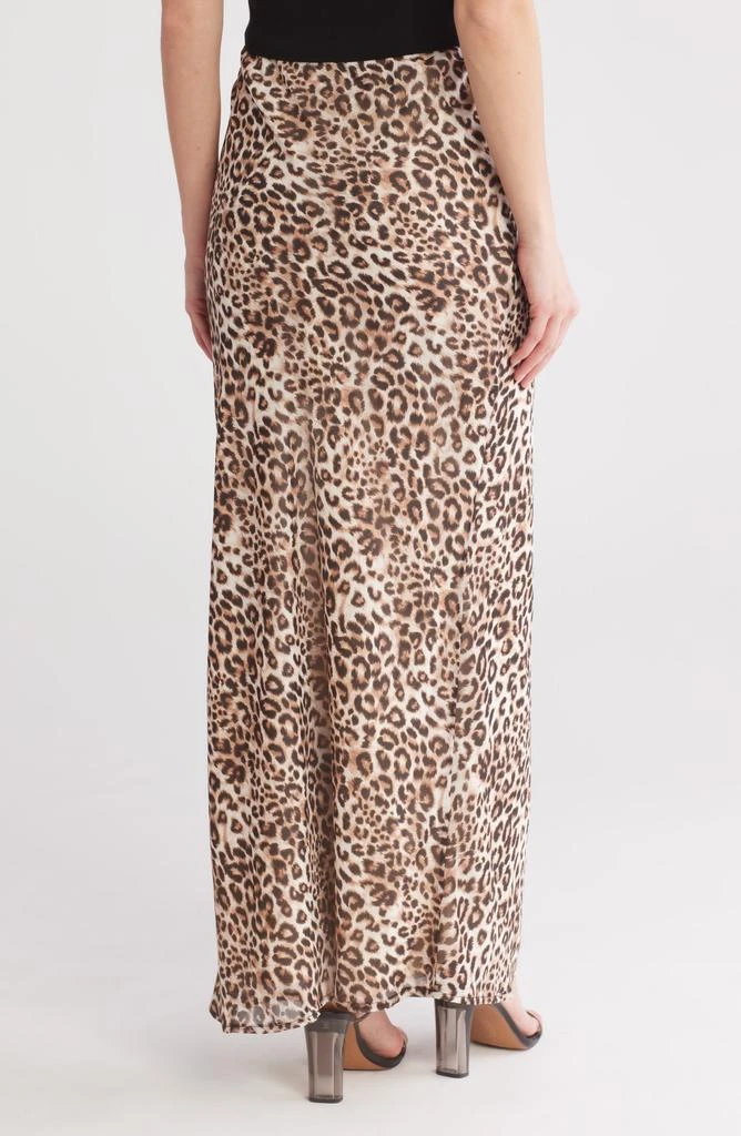 Wayf Leopard Print Slip Skirt 2