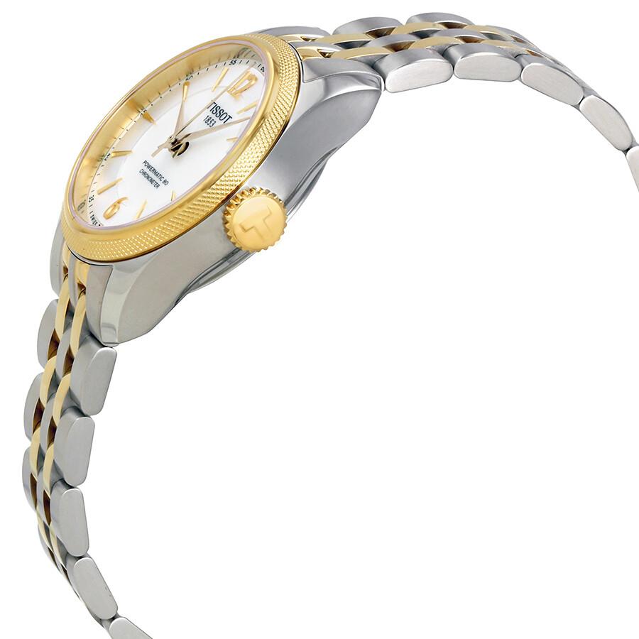 Tissot T-Classic Ballade Automatic Mother of Pearl Dial Ladies Watch T108.208.22.117.00