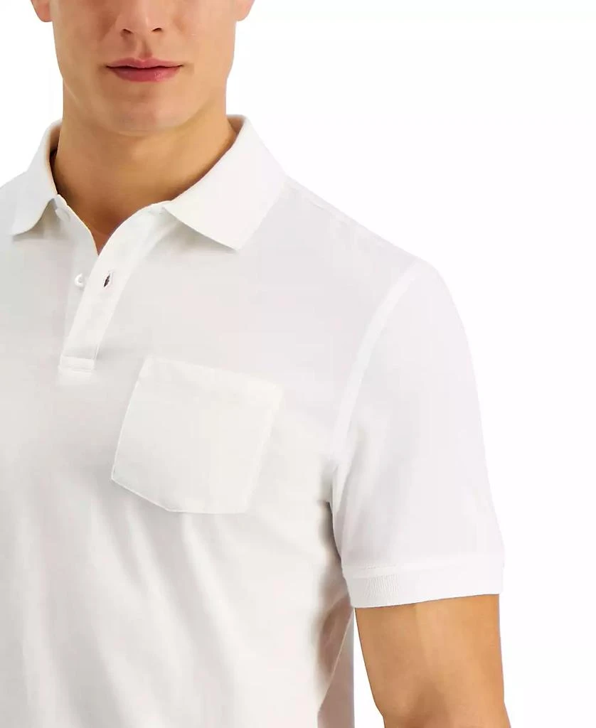 Club Room Men's Solid Jersey Polo with Pocket, Created for Macy's 5