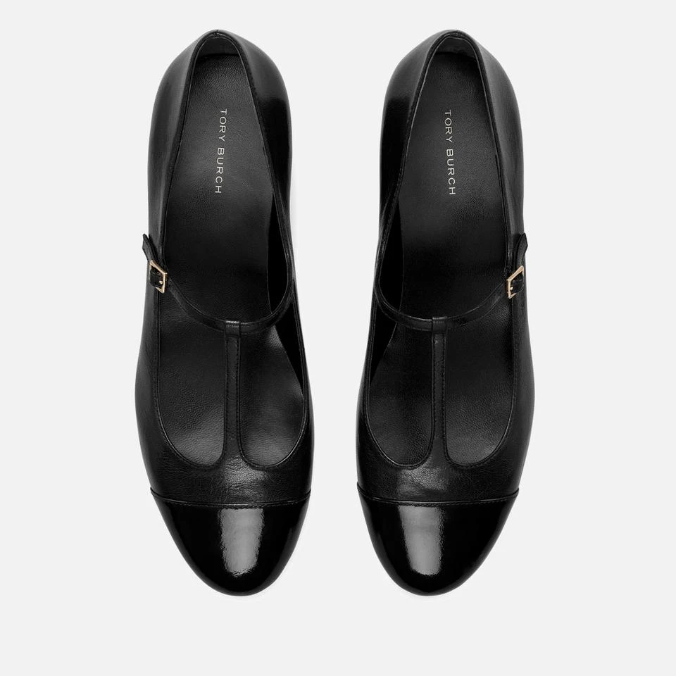 Tory Burch TORY BURCH WOMEN'S CAP TOE LEATHER MARY JANES 3