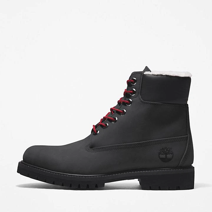 Timberland Timberland® Premium 6 Inch Winter Boot for Men in Black with Red 8
