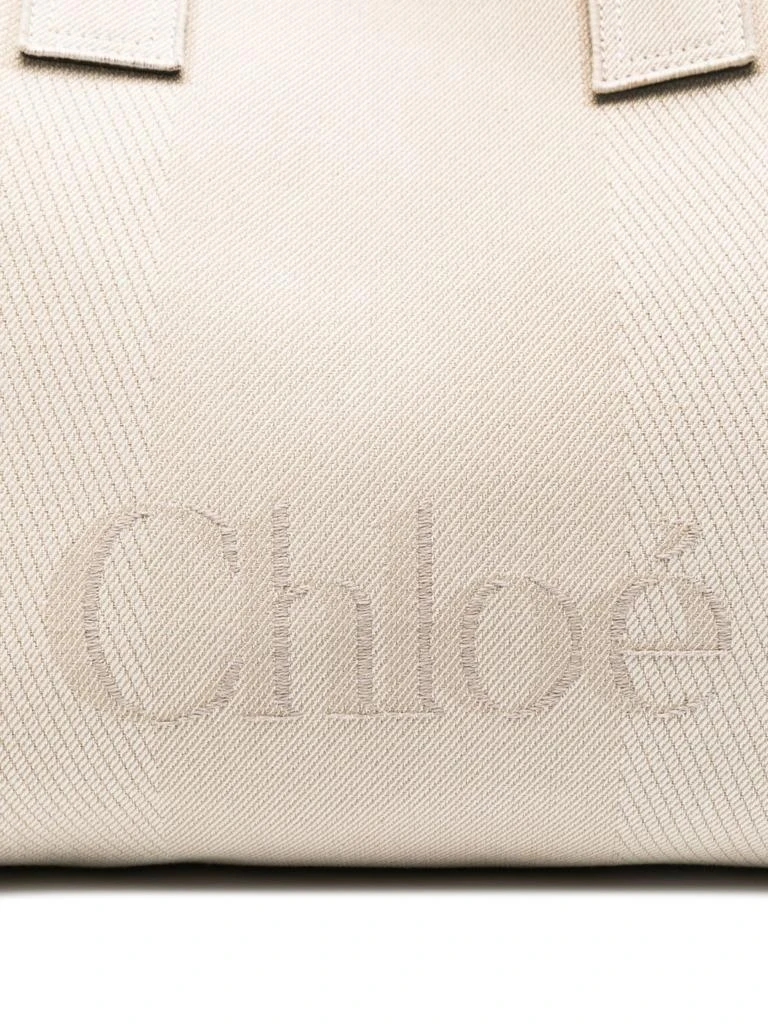 Chloé COTTON BLEND STYLISH BAG 4