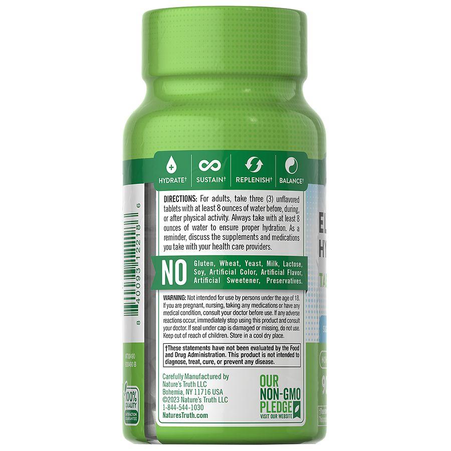 Nature's Truth Electrolyte Tablets Unflavored