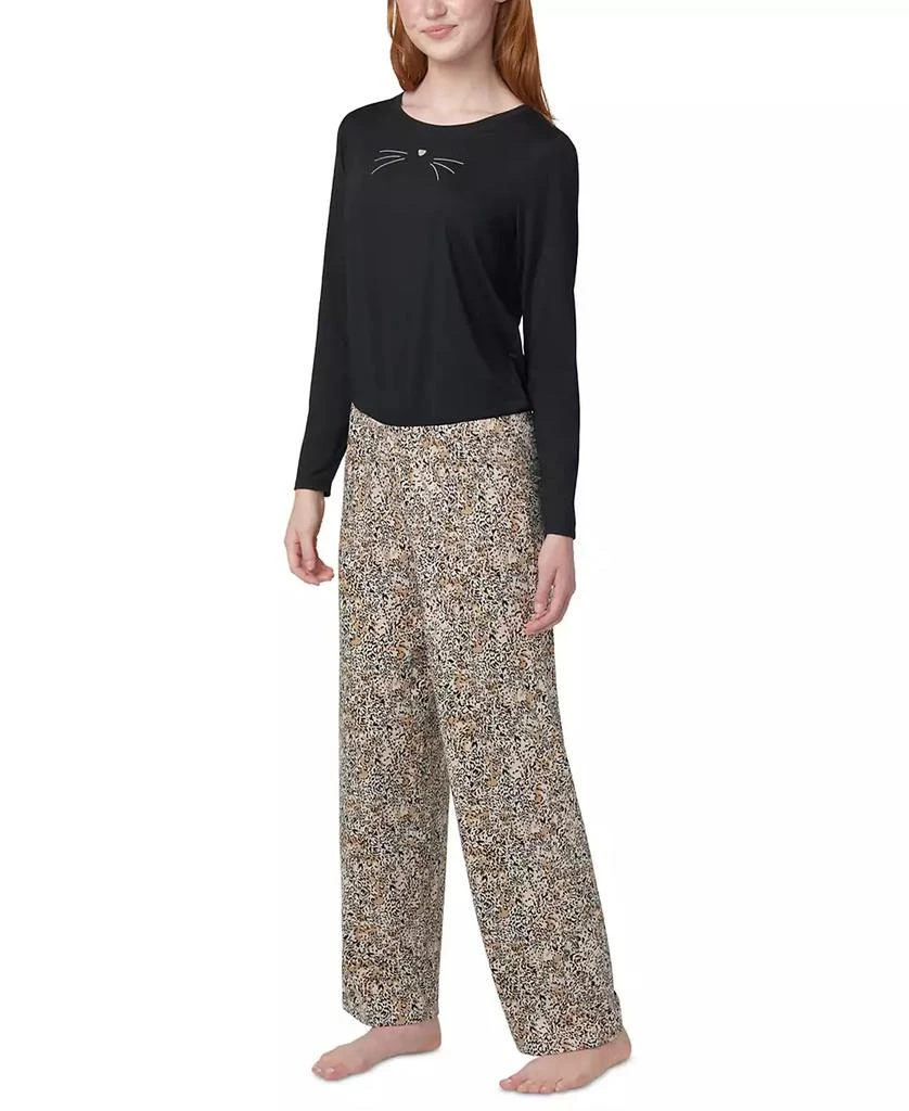 Hue Women's 2-Pc. Timeless Soft Jersey Packaged Pajama Set 4