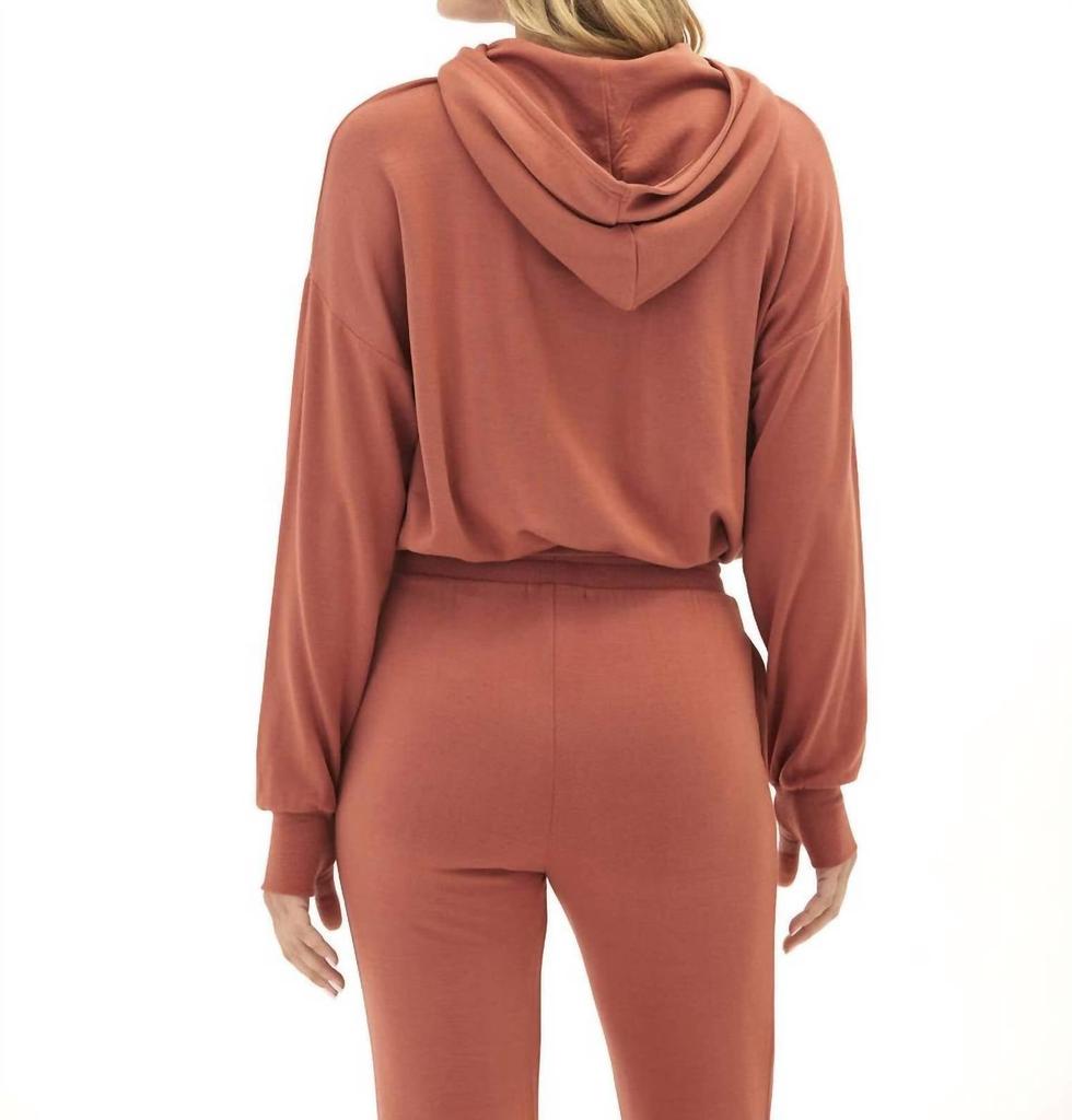 Threads for Thought Threads 4 Thought - Wenda Feather Fleece Pullover Hoodie