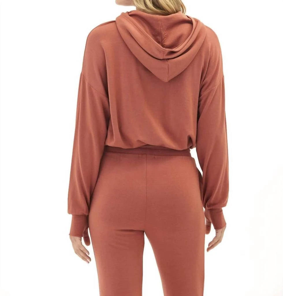 Threads for Thought Threads 4 Thought - Wenda Feather Fleece Pullover Hoodie 2
