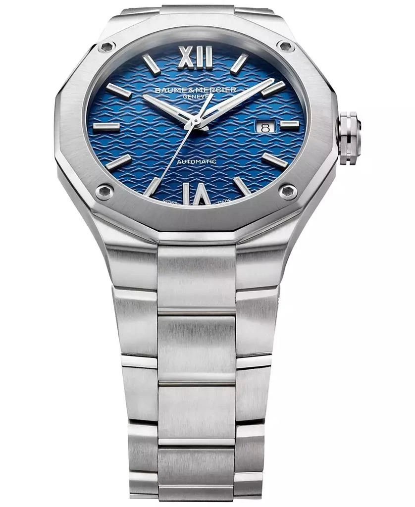 Baume & Mercier Men's Swiss Automatic Stainless Steel Bracelet Watch 42mm 5