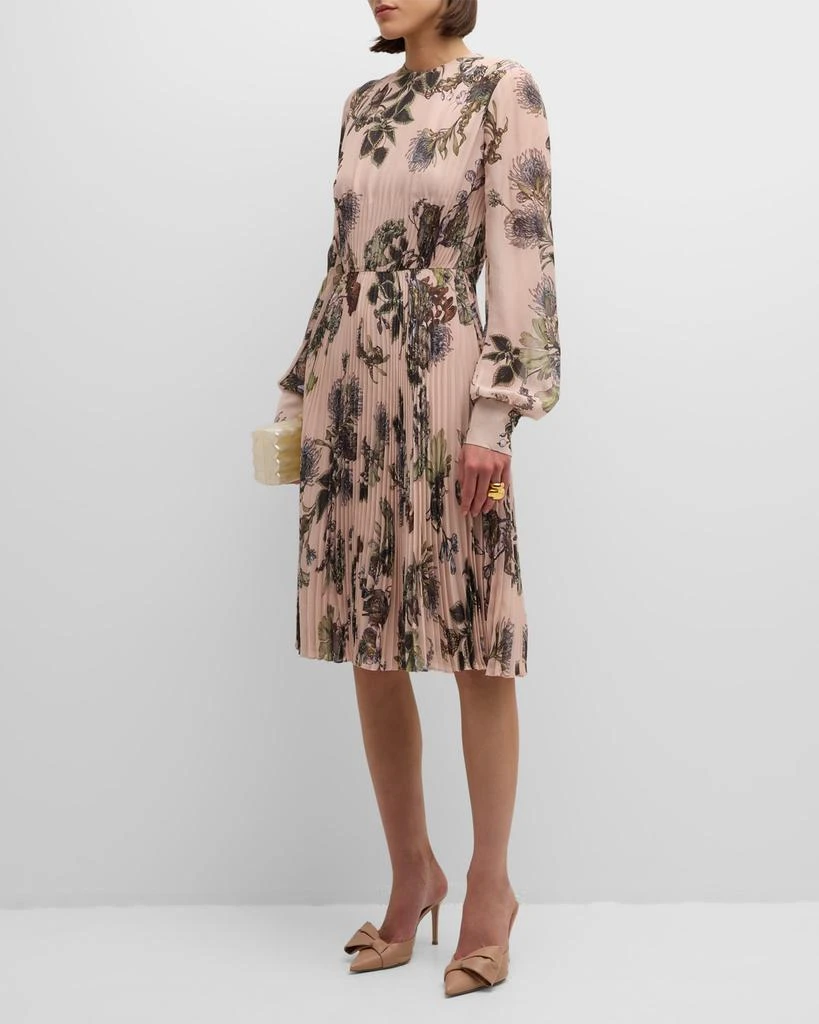 Jason Wu Forest Floral Pleated Short Dress 2