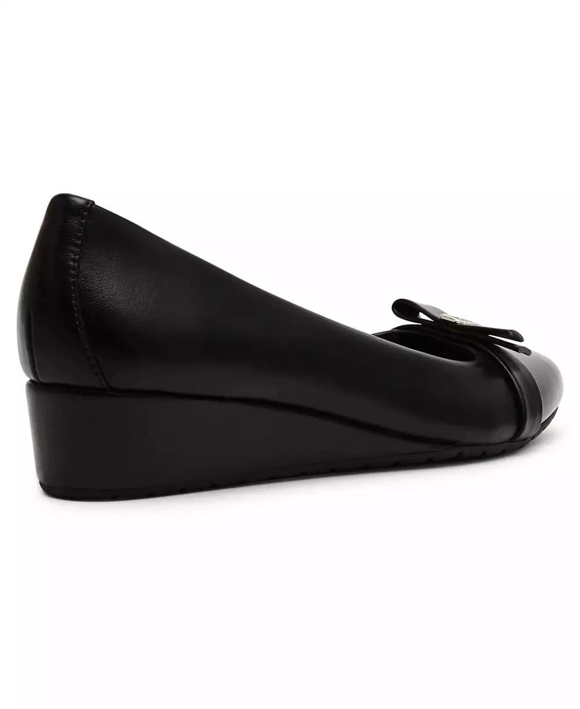 Anne Klein Women's Mesa Bow Detail Wedge Ballet Flats 7