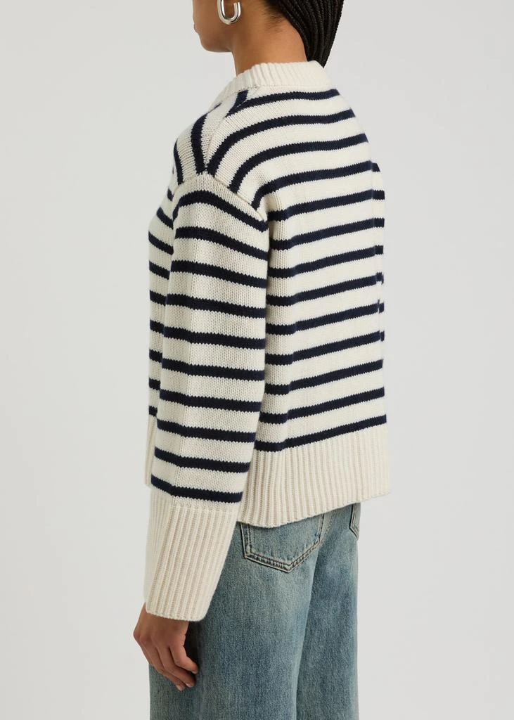 Lisa Yang Sony striped-intarsia cashmere jumper 3