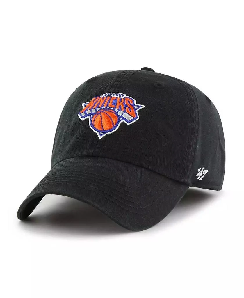 47 Brand Men's Black New York Knicks Classic Franchise Fitted Hat 1