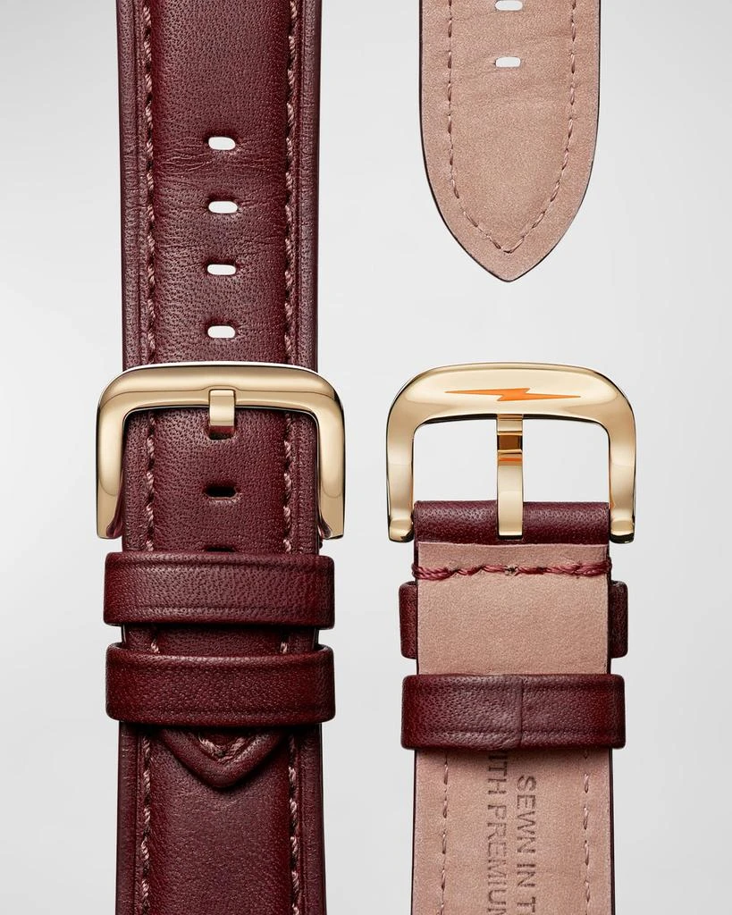Shinola Men's Runwell Leather-Strap Watch, 47mm 5