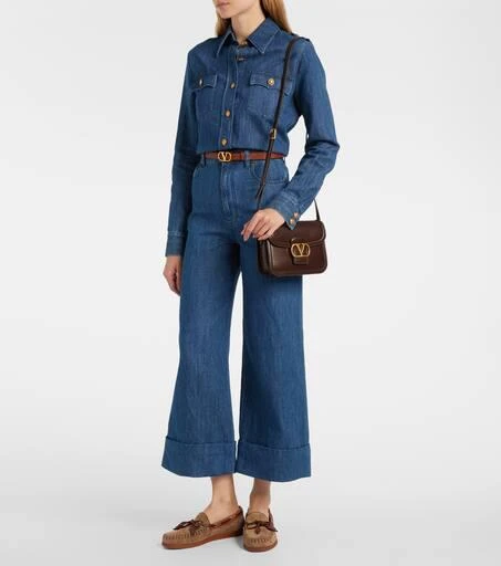 Valentino Palm Avenue VLogo suede boat shoes 3