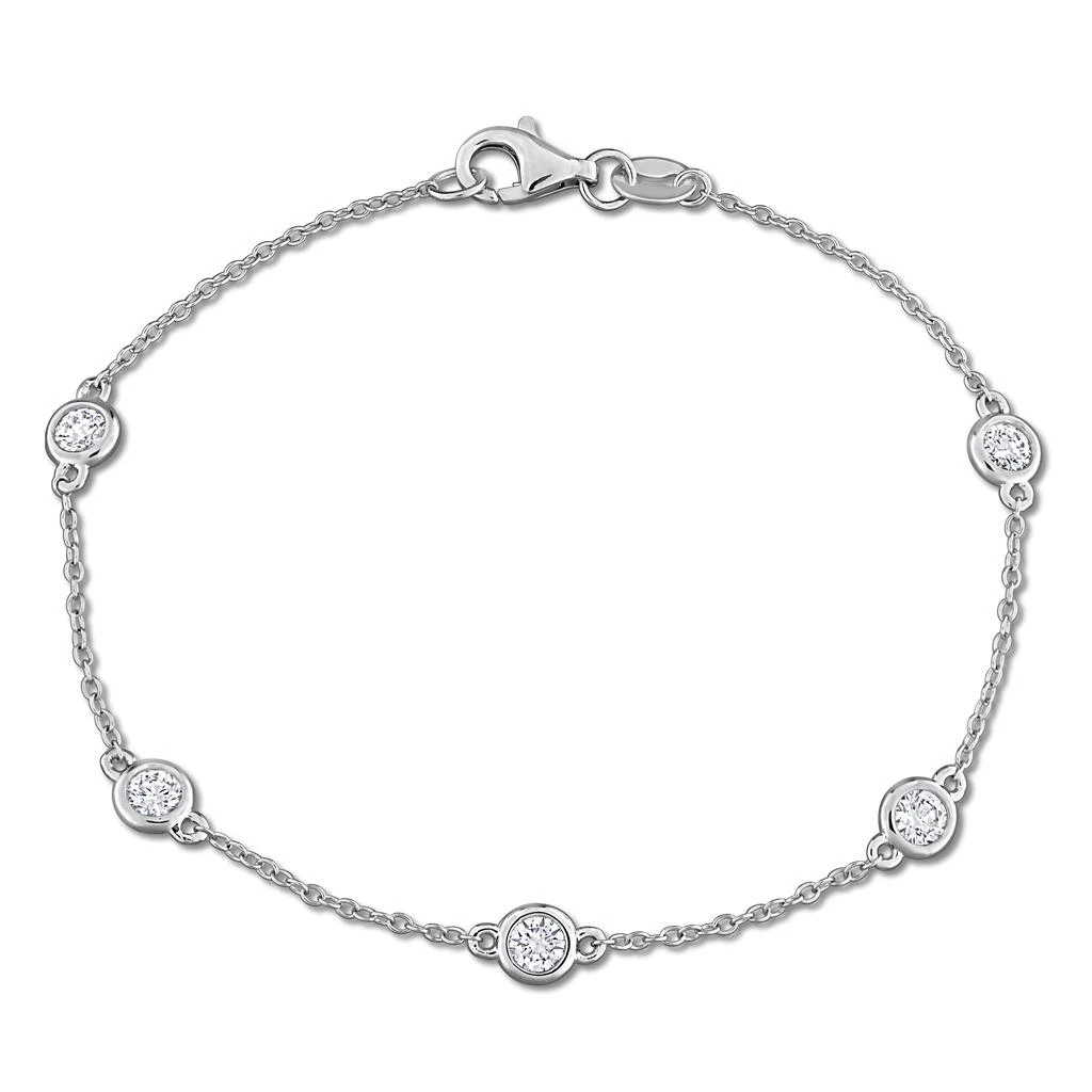 Mimi
Max Created Forever 3/4ct TW Lab-Grown Diamond Station Bracelet Sterling Silver