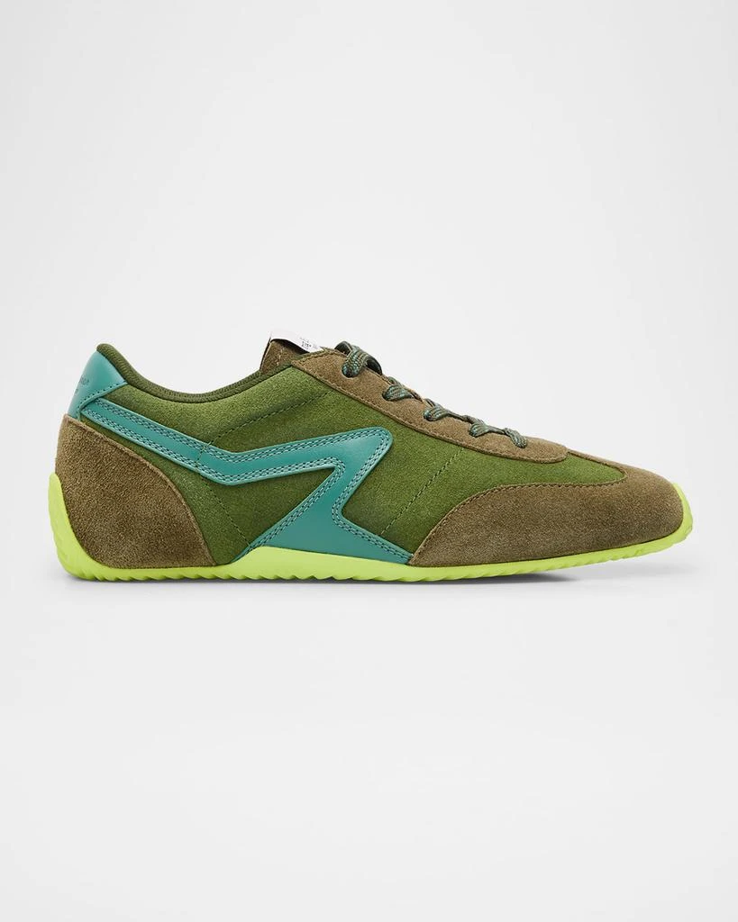Rag & Bone Ultra Slim Retro Suede Runner Sneakers 1