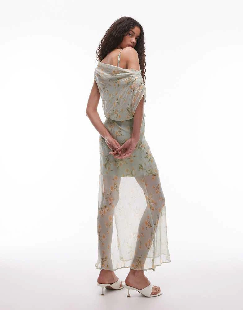 lace midi dress with short sleeves Floral Lace Midi Dress– Teuta Matoshi