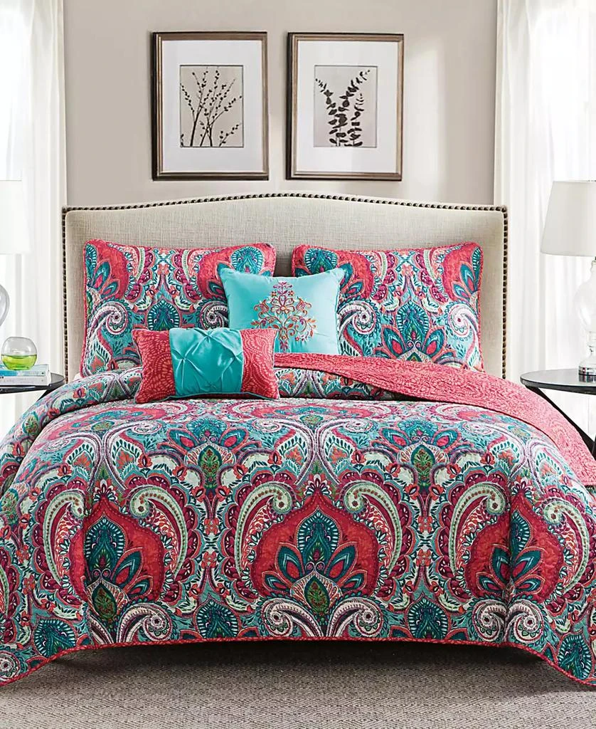 VCNY Home Casa Real Reversible 5-Pc. Quilt Set 1