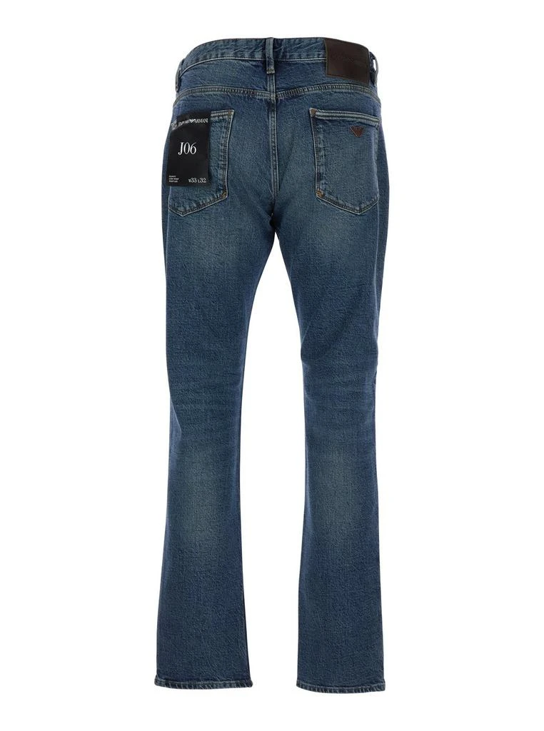 Emporio Armani Emporio Armani J06 Slim-Fit Washed Denim Jeans 2