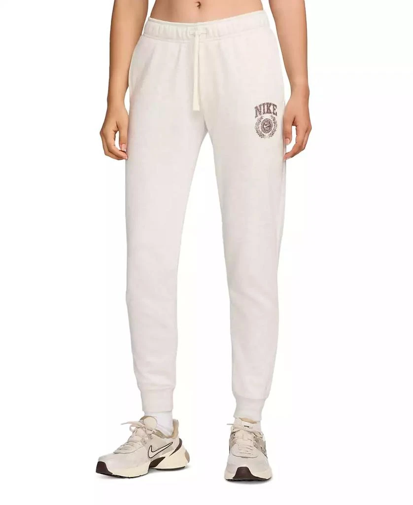 NIKE Women's Sportswear Club Fleece Mid-Rise Jogger Pants 1