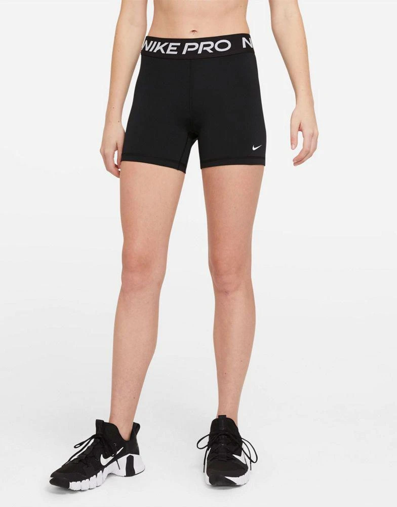 NIKE Nike Pro Training 365 5 inch legging shorts in black 1