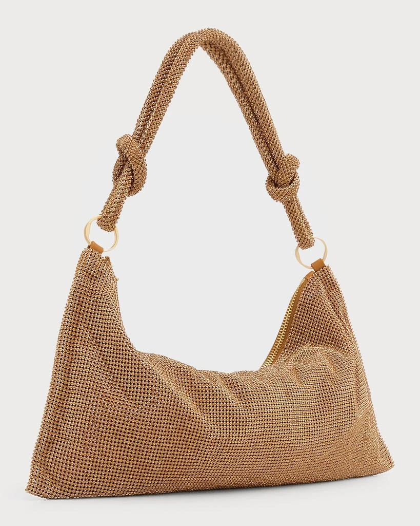 Cult Gaia Hera Knotted Rhinestone Mini Shoulder Bag 7