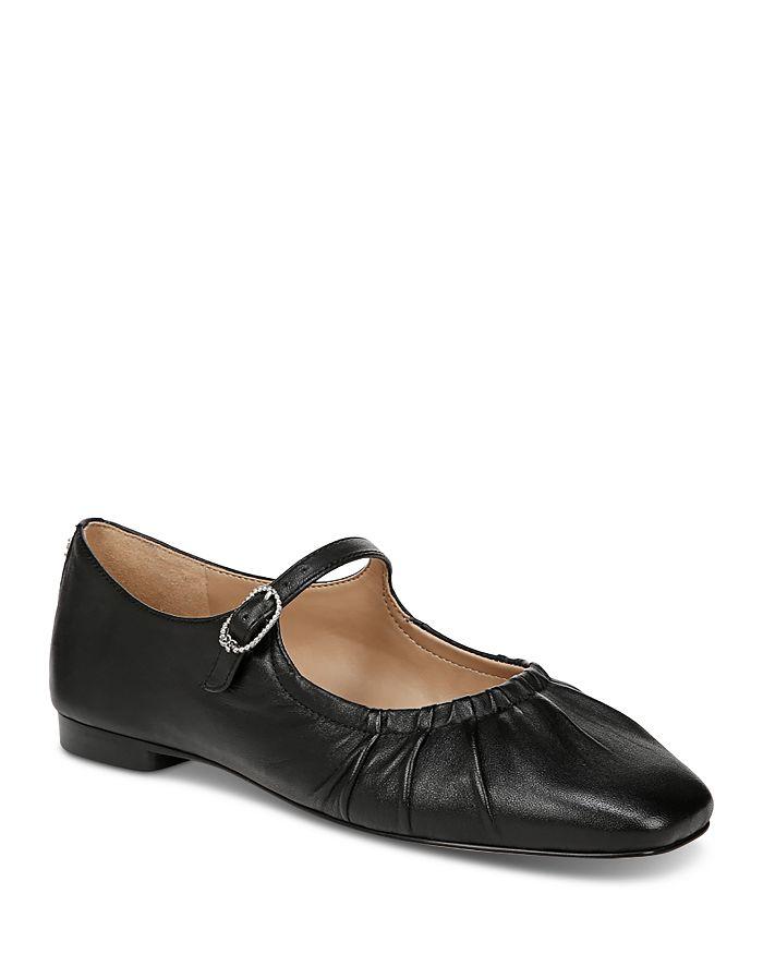 Sam Edelman Women's Micah Leather Mary Jane Ballet Flats