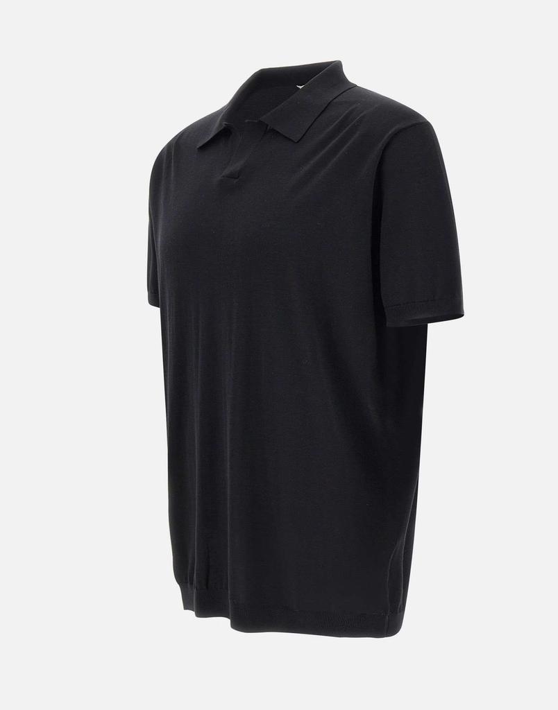 KANGRA Silk and cotton polo shirt