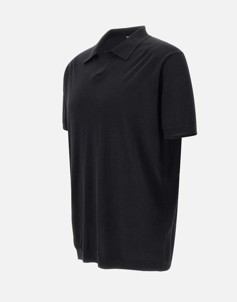 KANGRA Silk and cotton polo shirt 2