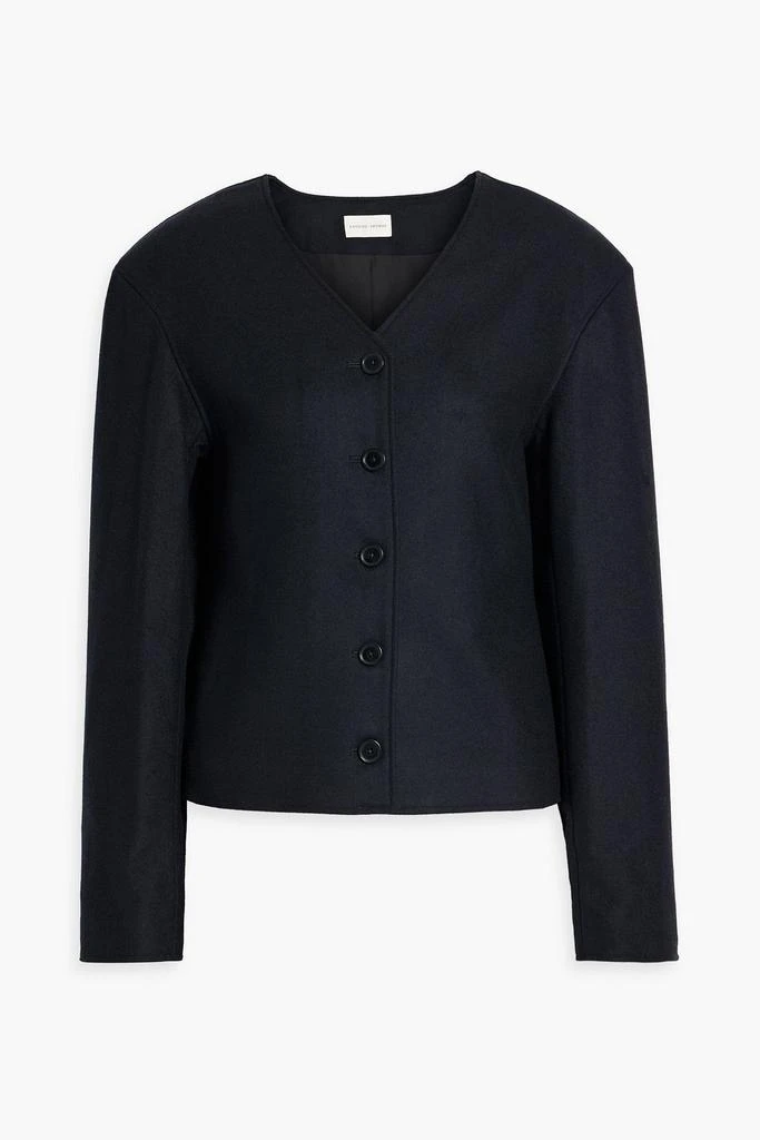 Loulou Studio Vega brushed wool-blend felt jacket 1