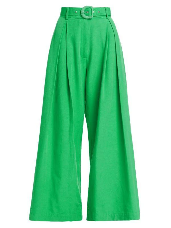 Farm Rio Tailored Pleat-Front Pants 5