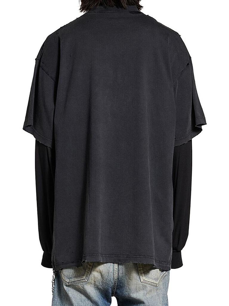 Balenciaga 3B Liquefied T-Shirt Oversized - T-Shirts