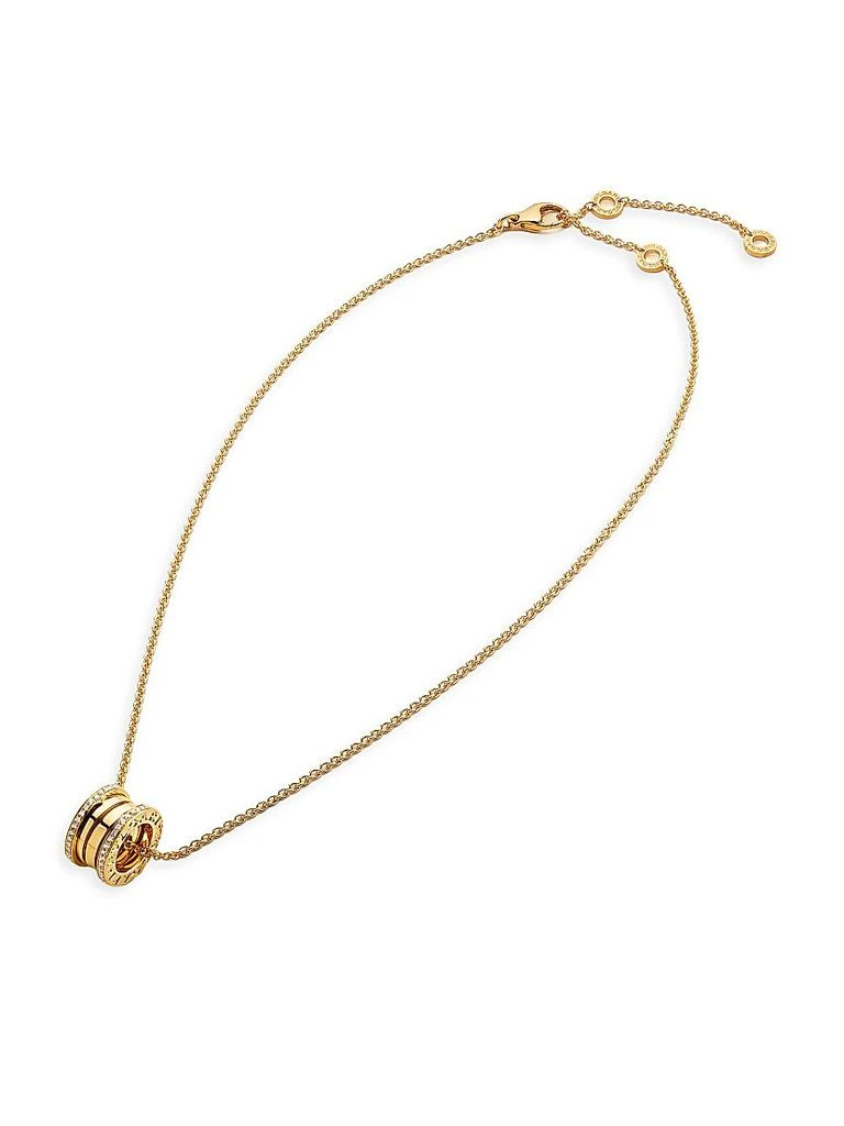 BVLGARI B.Zero1 18K Yellow Gold & 0.41 TCW Diamond Pendant Necklace 1