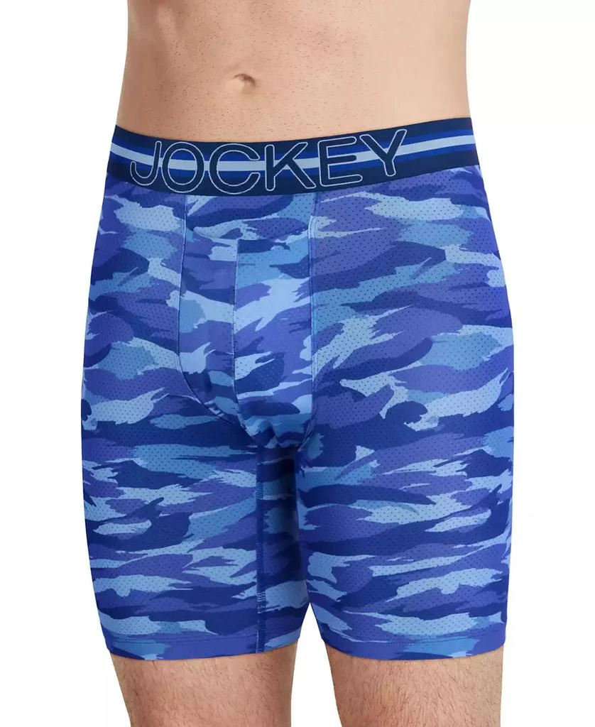 Jockey Men's Stability Pouch Stretch 9" Long Leg Boxer Brief - 3 Pack 4