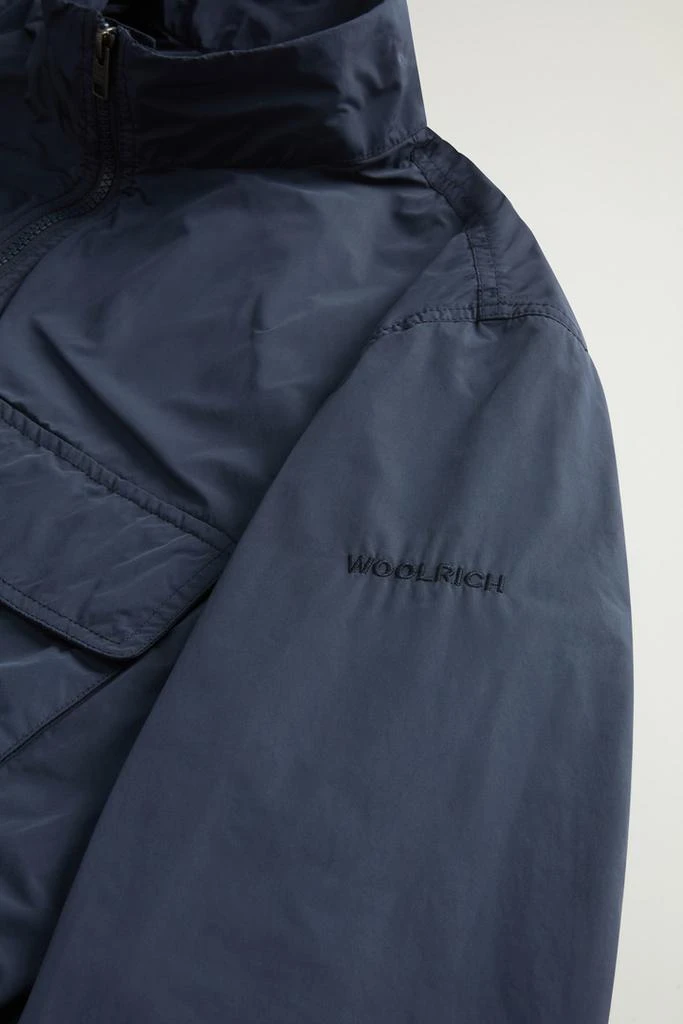 Woolrich Garment-Dyed Field Jacket in Peached Urban Touch - Men - Blue 7