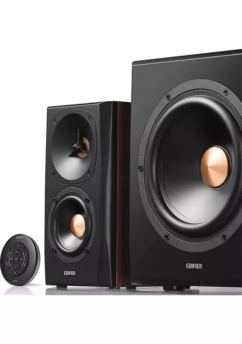 Edifier S360db 80 Watt Rms 2.1 Channel Amplified Bluetooth Bookshelf Speaker System With 75 Watt Wireless Subwoofer 2