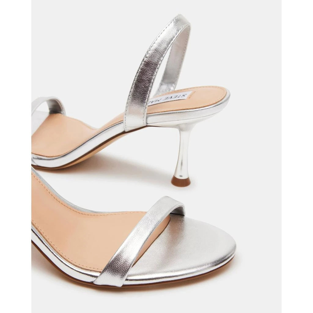Steve Madden Elma Silver Leather 5